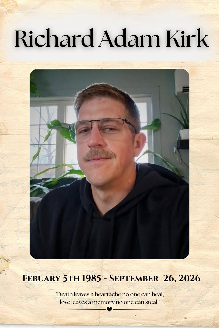 RICHMOND, Virginia — Richard Kirk passed away unexpectedly on the morning of Sunday, September 27, 2026, after suddenly collapsing at a hospital facility.