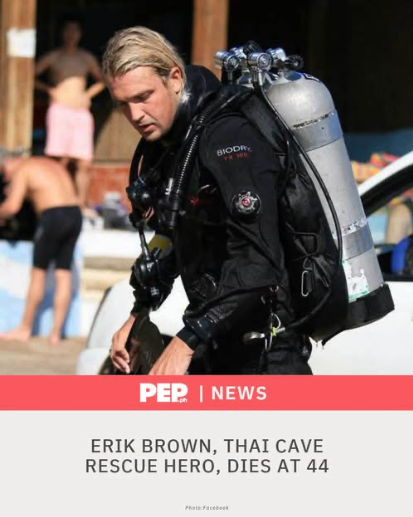 Erik Brown Obituary, Canada: Beloved Technical Diver and Thai Cave Rescue Hero Remembered