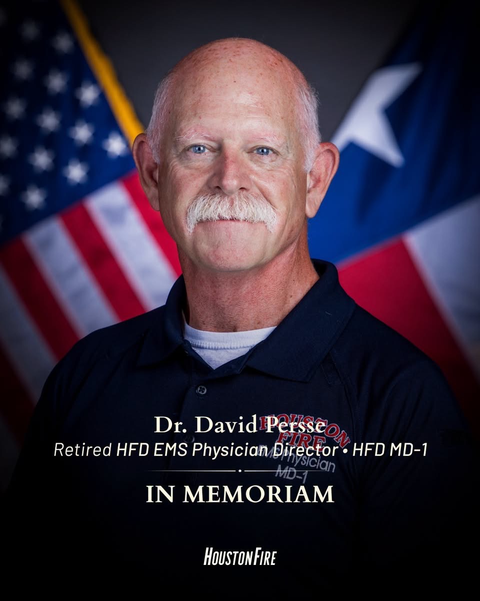 David Persse Obituary: Houston, Texas, Retired HFD EMS Physician Director and MD-1 Remembered After Swimming Accident